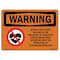 Signmission Safety Sign, OSHA WARNING, 7" Height, Beyond This Point Magnetic Fields, Landscape OS-WS-D-710-L-12476 - alternate 1